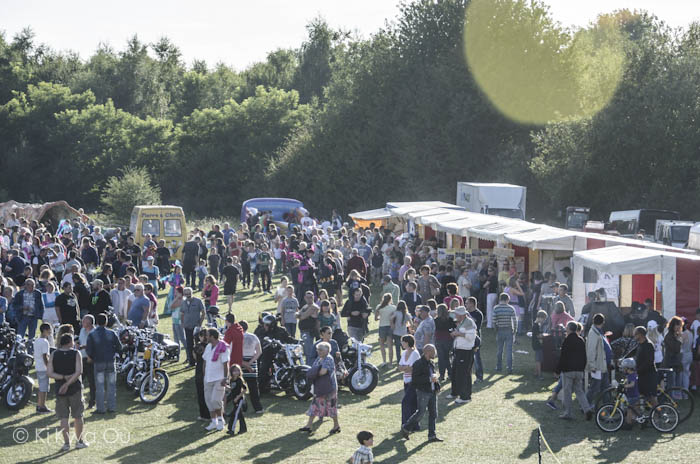 vue de la foule présente au 6 Périer Fun Day