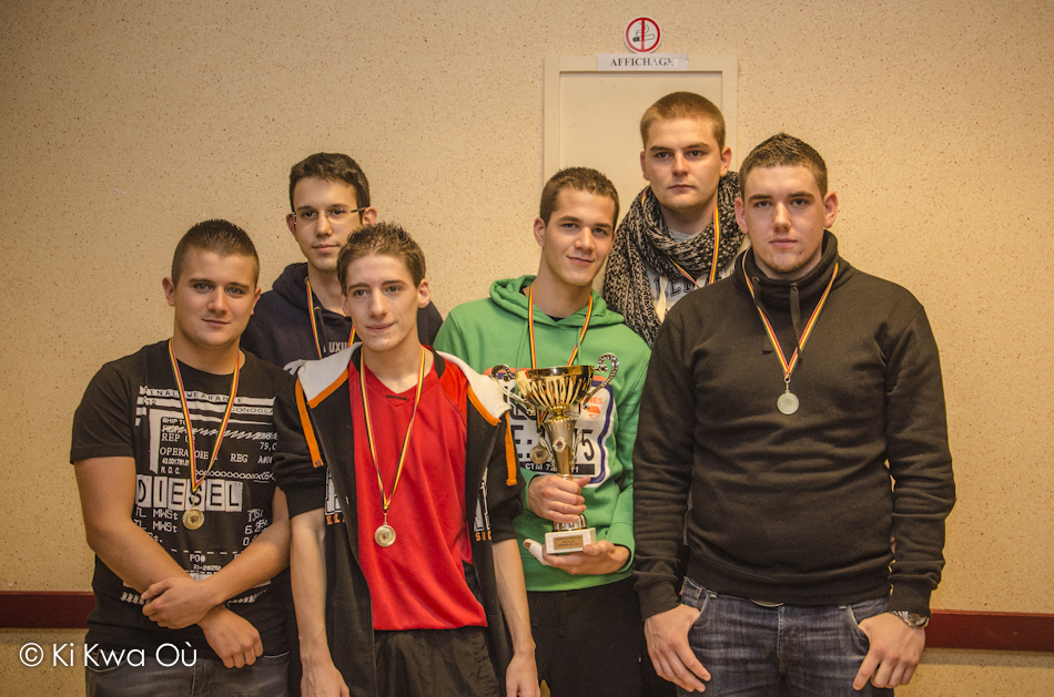 Champions catégorie junior garçon