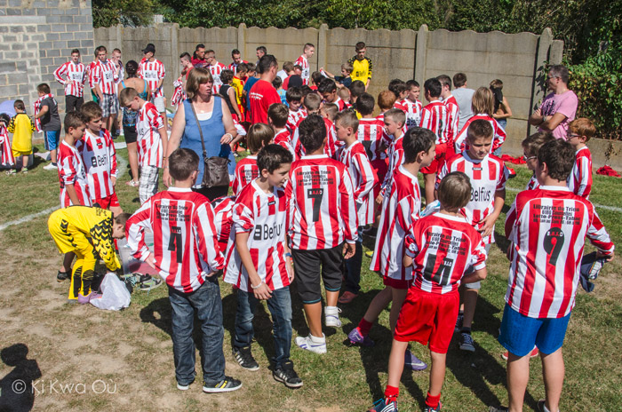 Mise des nouveaux maillots