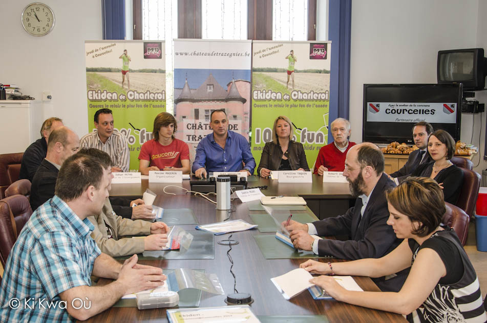 Conférence de presse pour l'ekiden