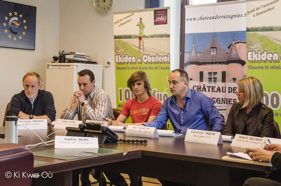 Conférence de presse pour l'ekiden