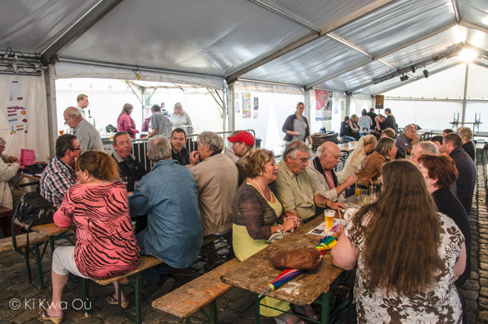 participant au lancement des festivités