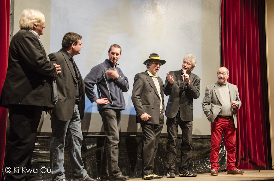 Discours des charlots pour le lancement des films de la soirée