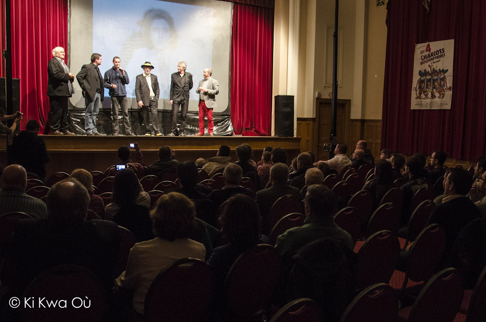Discours des charlots pour le lancement des films de la soirée
