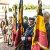 Commémoration, porte drapeau de sortie