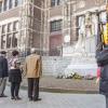 recueil devant le monument aux morts