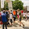 Arrivée des participants à l'Ekiden